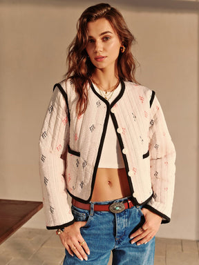 Veste romantique style bohème étoile