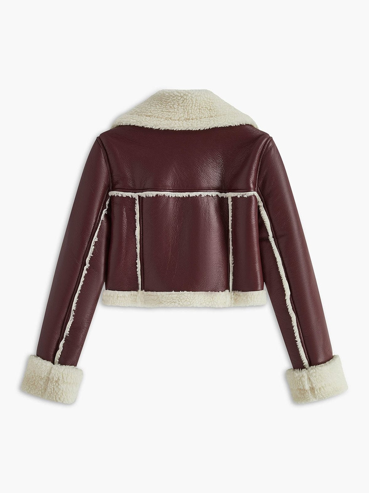 Veste courte doublée polaire détail lune