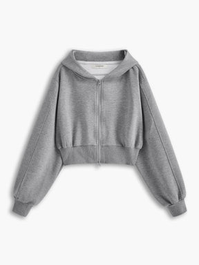 Vue portée veste grise style urbain énergie