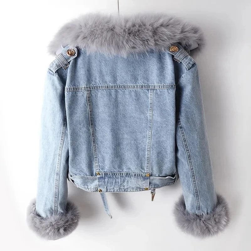 Veste fourrure zippée tendance - Nova