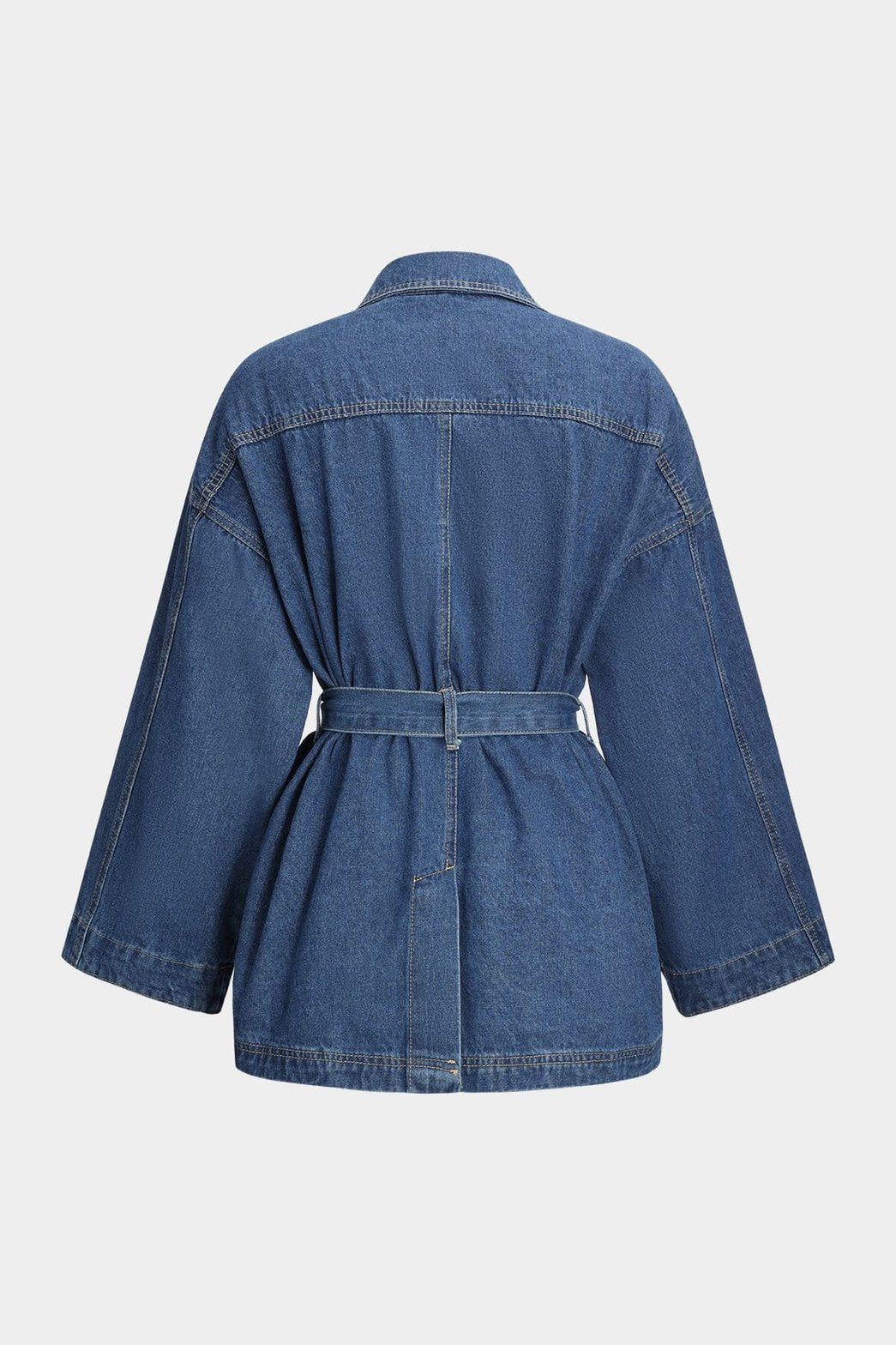 Veste denim ample vue de dos nuage