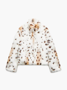 Veste léopard ensemble tendance