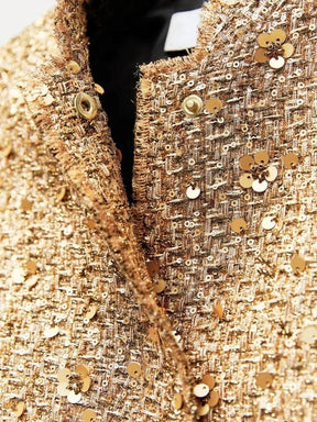 Veste portée vue de face diamant