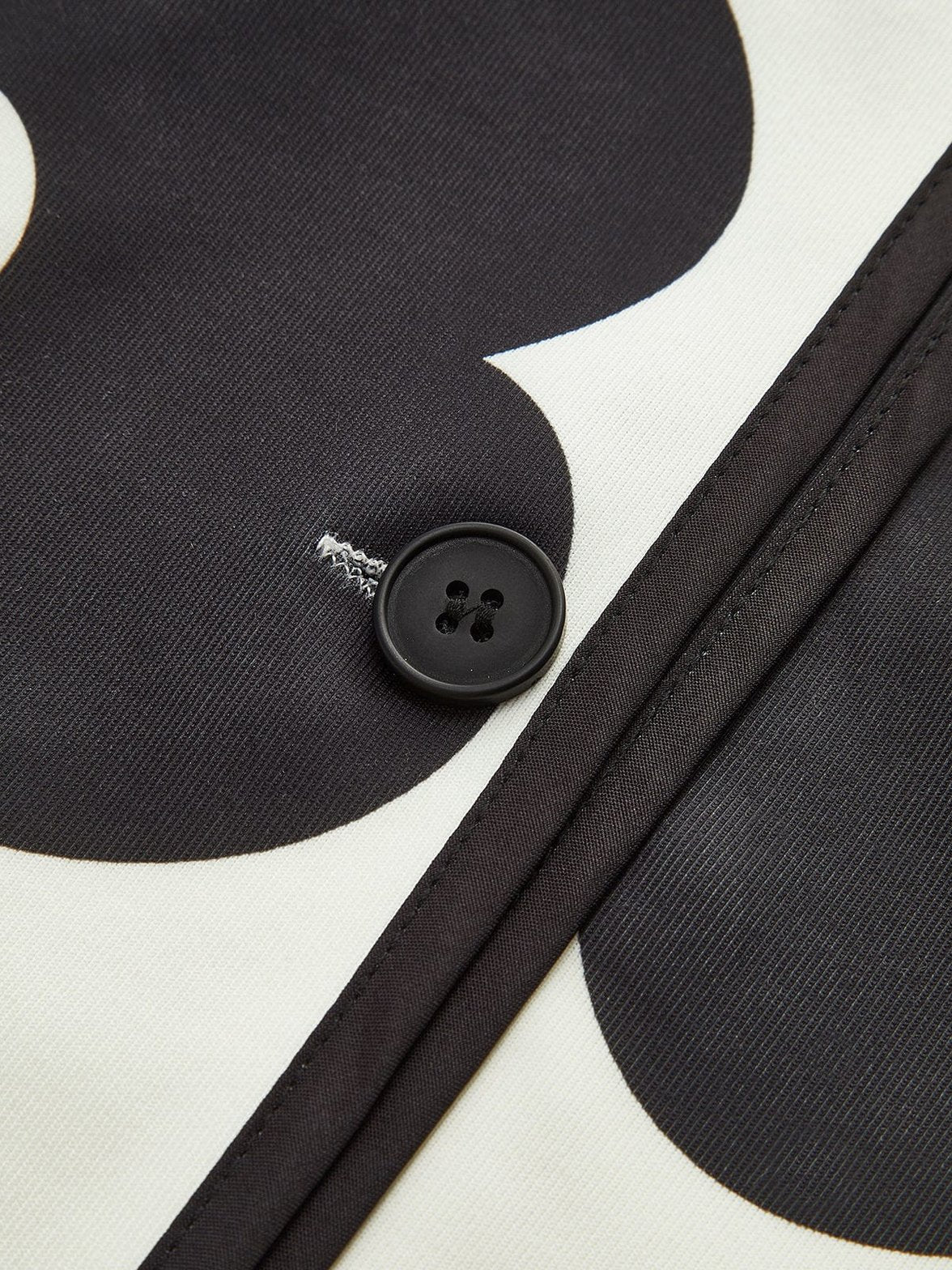 Veste fleurie motif contrasté vue dos harmonie