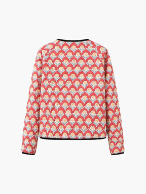 Veste légère motif géométrique cristal