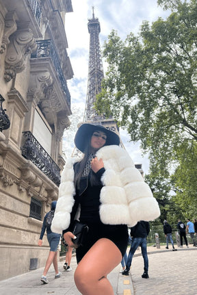 Veste douillette en fausse fourrure confort