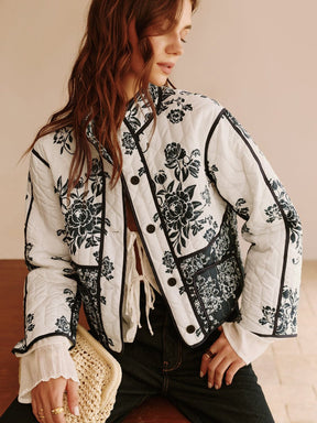 Veste bohème matelassée élégance