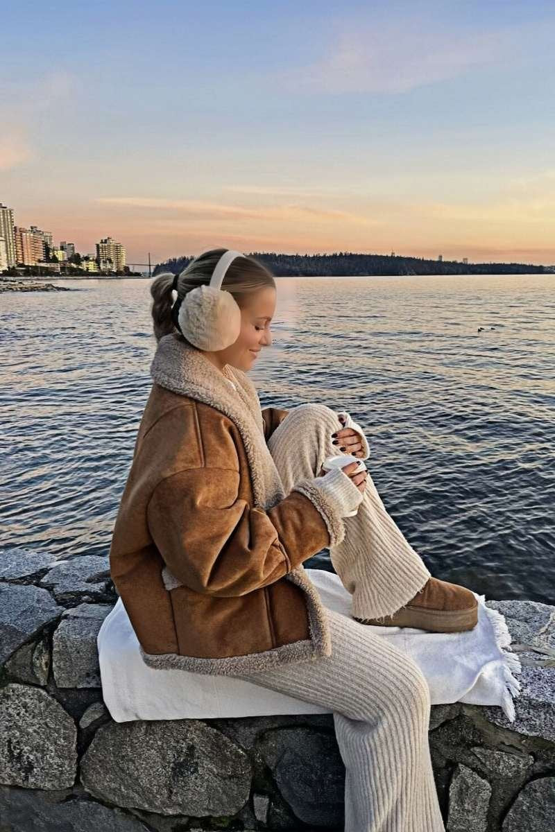 Veste polaire détail coupe harmonie