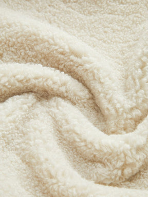 Veste sherpa polaire beige confort