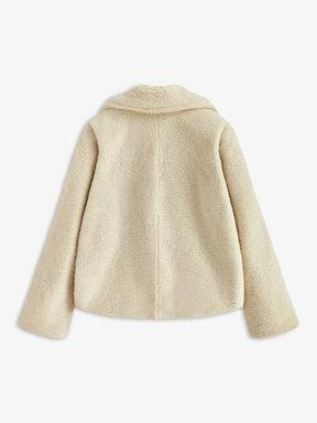 Veste sherpa chaude beige chaleur