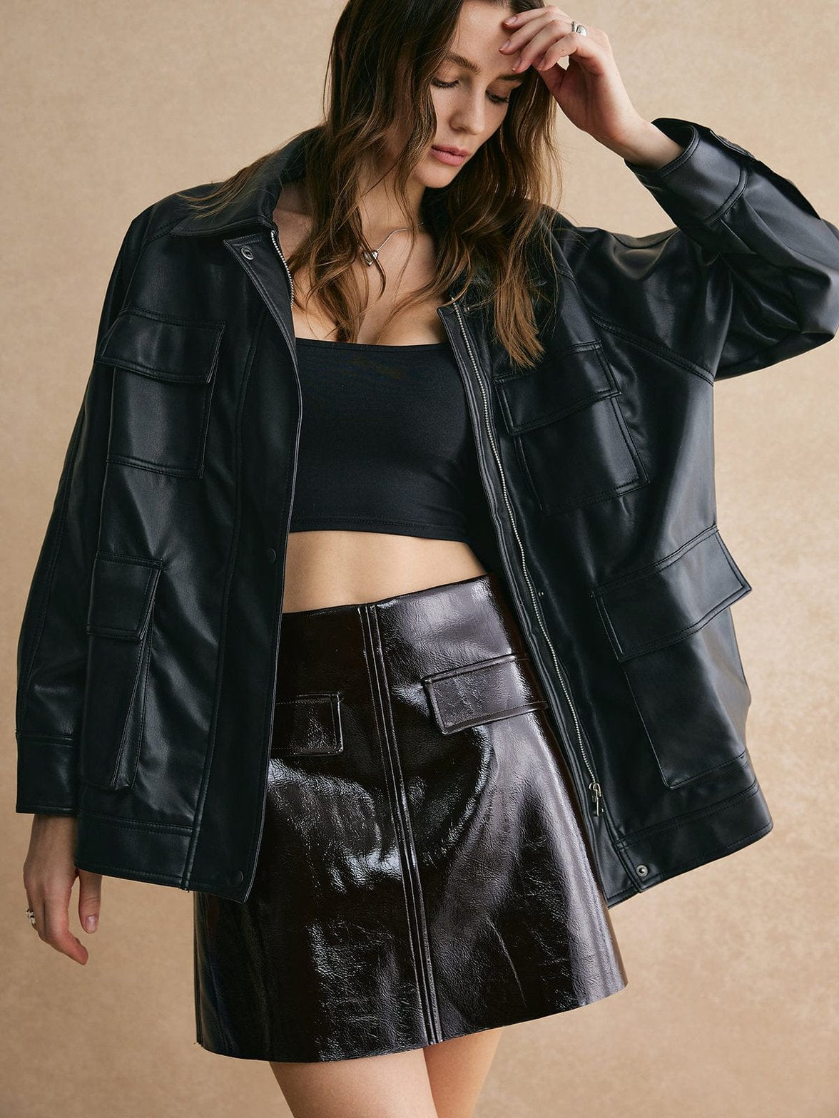 Veste oversize mode citadine