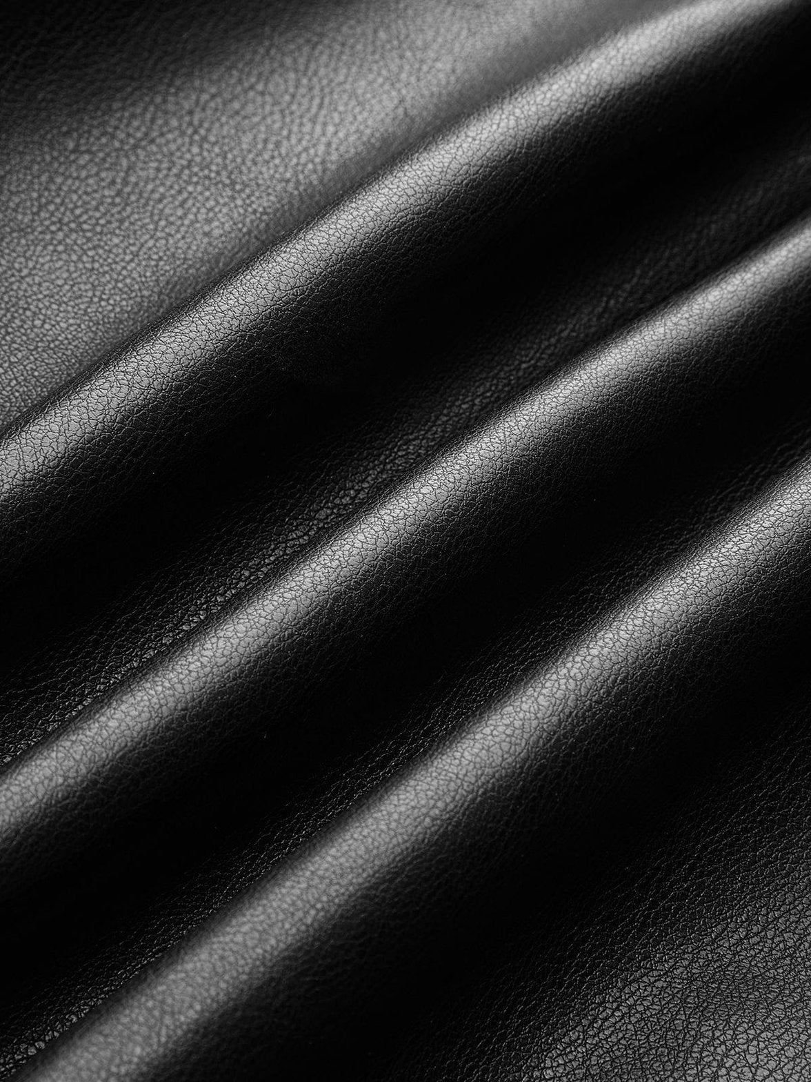 Veste perfecto noir en simili cuir détail ceinture lune