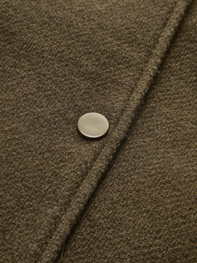 Veste tweed col montant finitions tendance