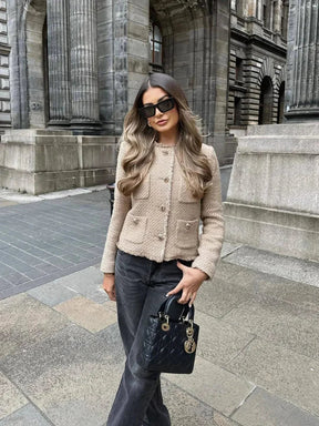 Veste tweed style classique délice