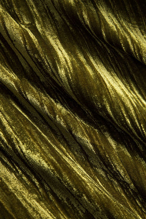 Veste velours vert ceinturée détail texture luxe