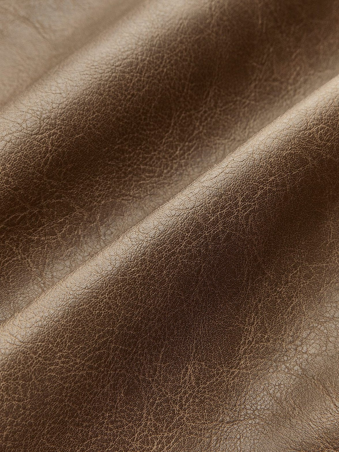 Veste vintage en simili cuir vue de dos lune