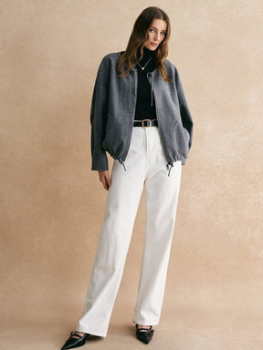 Veste grise oversize liberté