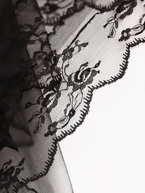 Voile halloween élégant sombre