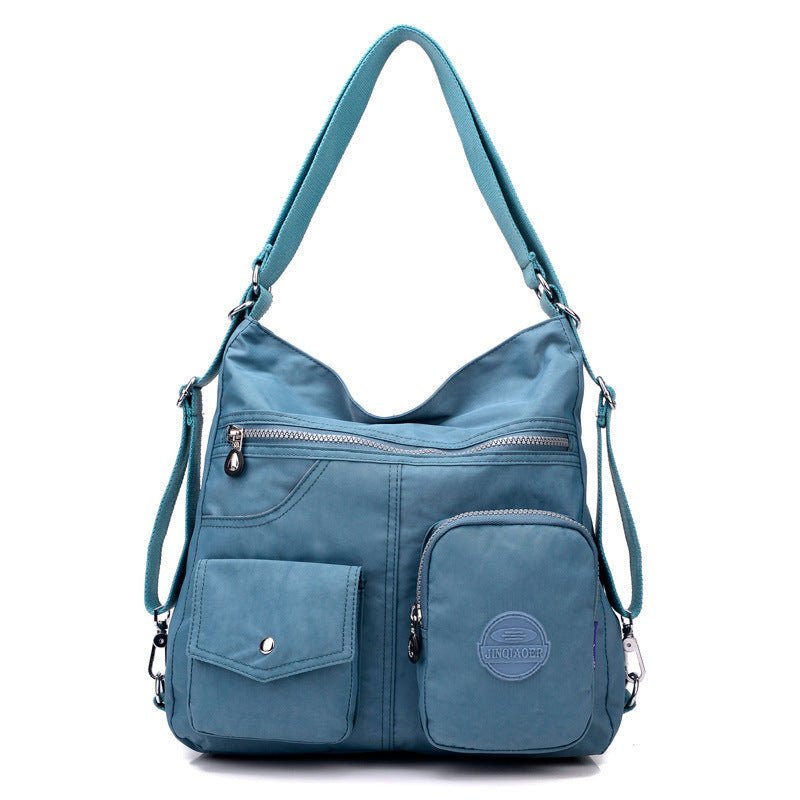 Sac bandoulière bleu ciel jolieandjuliette multipoches polyvalent femme élégant pratique