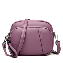 Sac bandoulière cuir mauve jolieandjuliette compact élégant femme chic