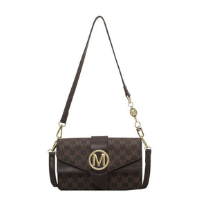 Sac bandoulière monogramme marron et or jolieandjuliette luxe femme élégant