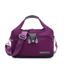 Sac bandoulière violet jolieandjuliette fashion multi-poches femme élégant pratique