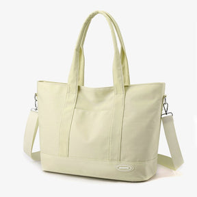 Sac cabas beige clair jolieandjuliette en toile avec bandoulière amovible