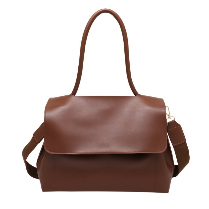 Sac à main cuir marron élégant jolieandjuliette bandoulière amovible femme chic