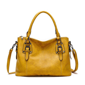 Sac à main cuir moutarde jolieandjuliette bandoulière élégant style urbain femme