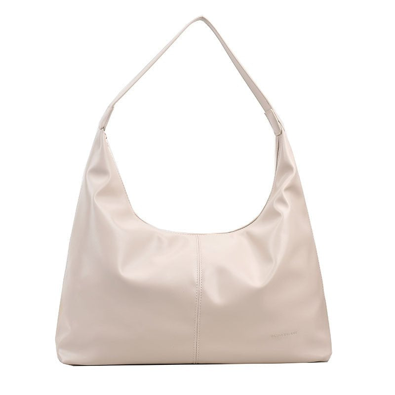 Sac hobo en cuir beige clair jolieandjuliette élégant et spacieux pour femme