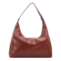 Sac hobo cuir marron jolieandjuliette grand format épaule femme élégant