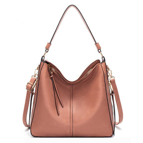 Sac hobo cuir rose poudré jolieandjuliette bandoulière ajustable élégant femme