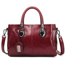 Sac à main cuir bordeaux jolieandjuliette poignées tressées élégant chic femme