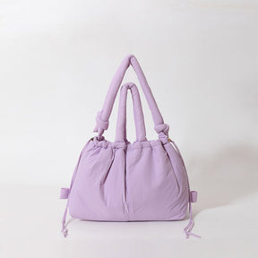 Sac matelassé lilas jolieandjuliette poignées nouées élégant design moderne femme