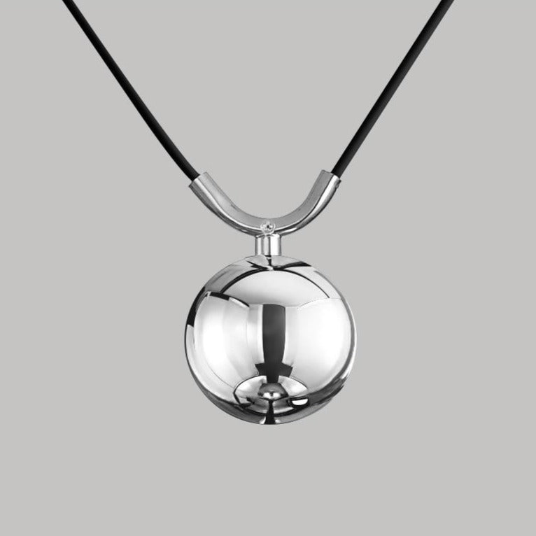 Suspension Luminaire Chromée Moderne - Élégance Minimaliste et Installation Facile