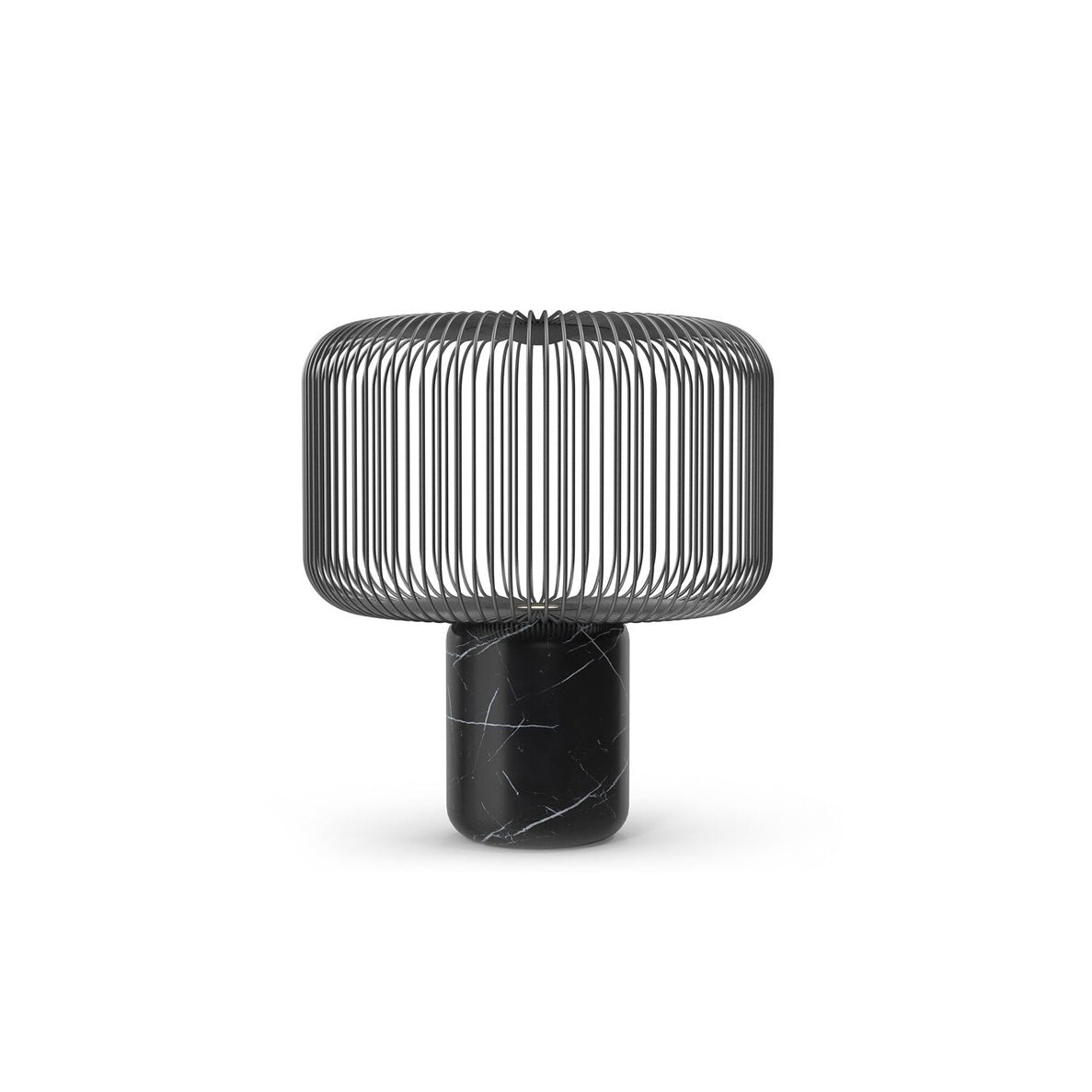 Lampe de Table Élégante - Base en Marbre et Éclairage Subtil