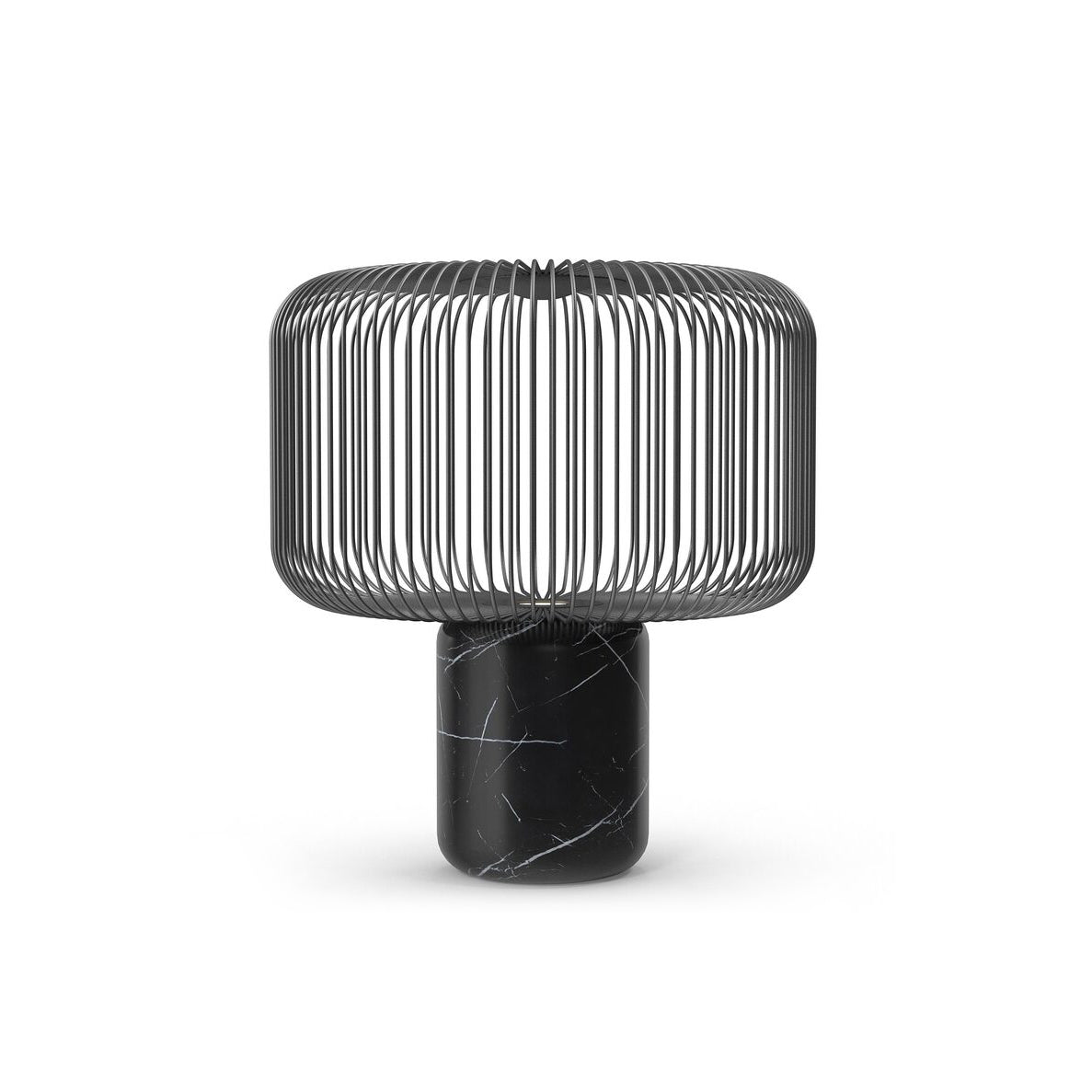 Lampe de Table Élégante - Base en Marbre et Éclairage Subtil