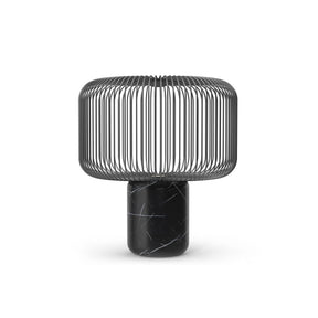 Lampe de Table Élégante - Base en Marbre et Éclairage Subtil