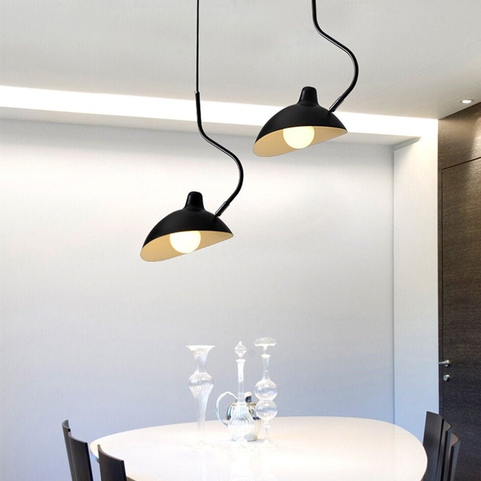 Suspension Métallique Moderne - Élégance Contemporaine et Hauteur Ajustable