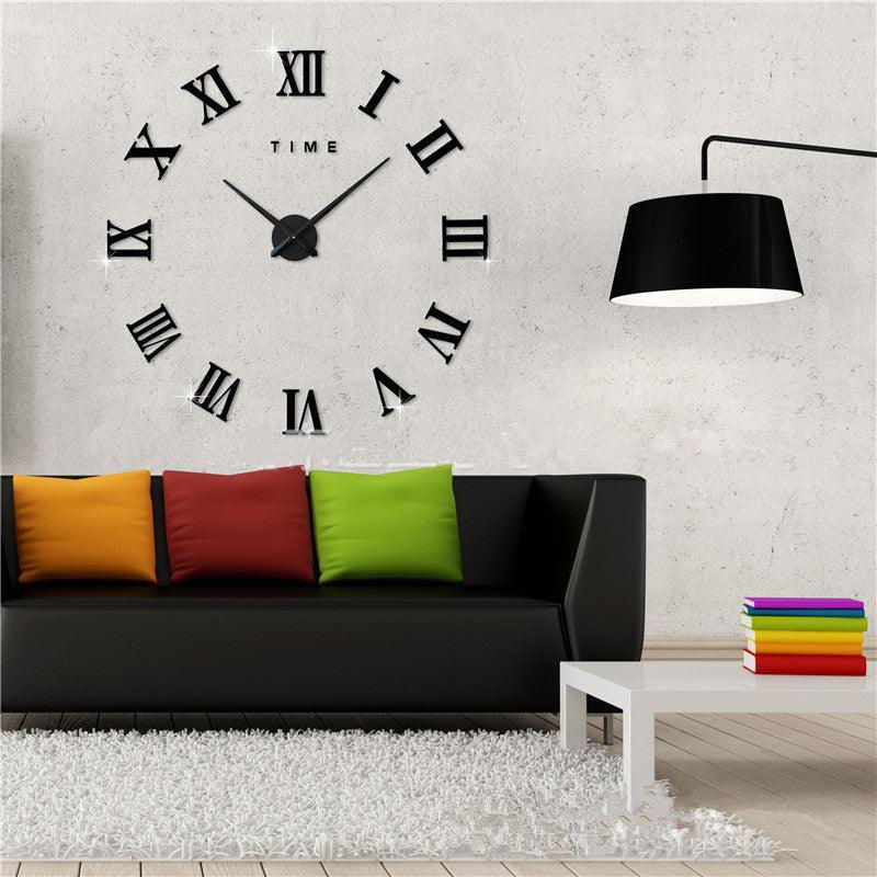 Horloge Murale Géométrique Moderne - Décoration Élégante pour Salon