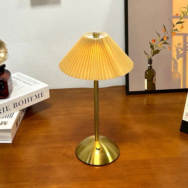 Lampe de Table Scandinave Rechargeable - Design Élégant et Fonction Tactile
