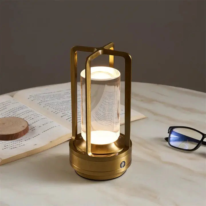 Lampe Sans Fil Élégante - Lumière Ajustable et Résistante à l'Eau