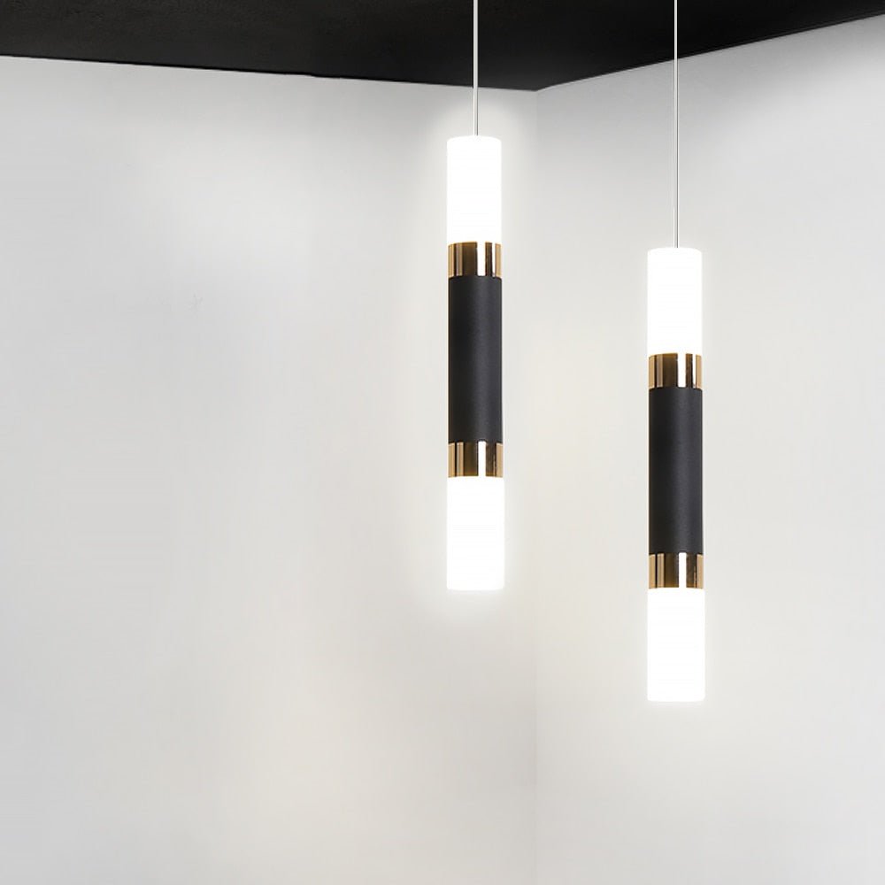 Suspension Moderne en Métal et Acrylique - Éclairage Élégant pour Intérieur Stylé