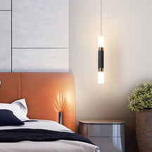 Suspension Moderne en Métal et Acrylique - Éclairage Élégant pour Intérieur Stylé