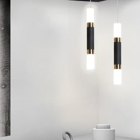 Suspension Moderne en Métal et Acrylique - Éclairage Élégant pour Intérieur Stylé