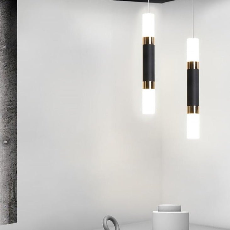 Suspension Moderne en Métal et Acrylique - Éclairage Élégant pour Intérieur Stylé