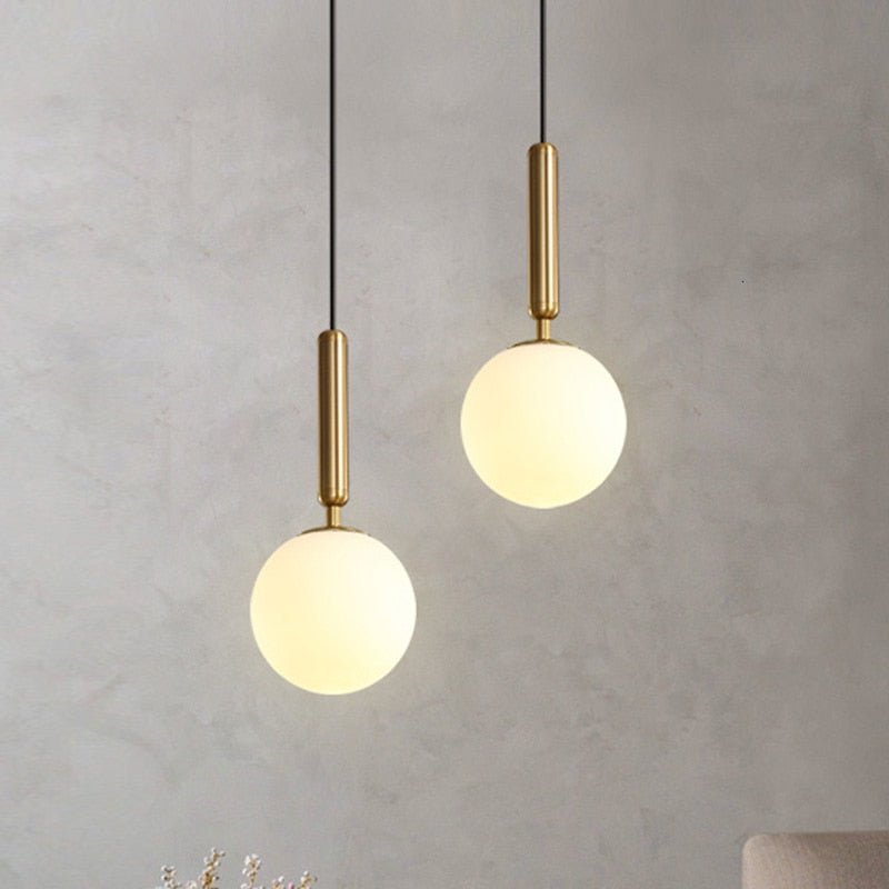 Lampe Suspendue Moderne en Laiton - Éclat Intemporel et Design Raffiné