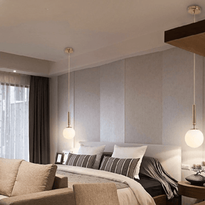 Lampe Suspendue Moderne en Laiton - Éclat Intemporel et Design Raffiné