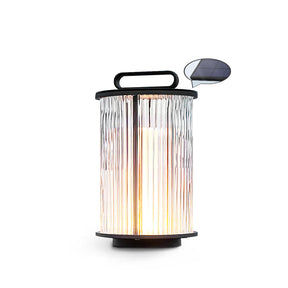 Lampe de Jardin Solaire en Verre - Éclairage Élégant et Résistant aux Intempéries