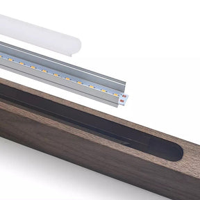 Luminaire Suspendu en Bois LED - Éclairage Élégant et Hauteur Réglable